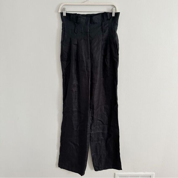 Anine Bing Thalia Linen Trousers - Picture 4 of 10